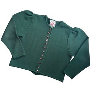 Vintage Green Women's Cardigan